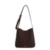 Bolsa Tote Simples Transfronteiriça para Mulheres 2025 Inverno Nova Tendência Grande Capacidade Luxo Leve Retro Versátil Ombro Transversal