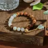 Nuevos brazaletes de estilo étnico, brazaletes de cristal hechos a mano de nicho para estudiantes, niñas, parejas y mejores amigos, al por mayor