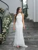 Vestido de Playa Blanco con Espalda Descubierta y Cuello Halter, Estilo Puro Deseo Transparente de Encaje Blanco, Estilo Picante de Chica Europea y Americana, Transparente