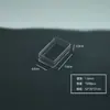 Caixa de Embalagem para Joias de Colar, Caixa de Armazenamento Longa de Acrílico Transparente, Exibição de Amostras Minerais, Em Estoque, Personalizável com Logo