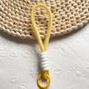 Lanyard para Teléfono con Bloques de Color Sencillo de Moda Llavero Muñeca Cuerda Corta Universal Lanyard Creativo para Llaves de Coche Hecho a Mano