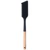 Amazon Venta Caliente Blanco Leche Mango de Madera Utensilios de Cocina de Silicona Juego de 12 Piezas Barril de Almacenamiento Antiadherente Espátula Cuchara Herramienta para Cocinar