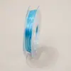 Cuerda elástica plana de seda importada para usar con cuentas de cristal, cuerda elástica, cuentas resistentes al desgaste, ágata, cuerda de texto para jugar, cuerda elástica