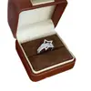 Anillo Abierto de Estrella Plateada con Circonita para Otoño e Invierno Moda Femenina Lujo Accesible Anillo de Gama Alta Elegante Nicho Versátil