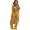 Comercio exterior de Amazon ropa de mujer de traje europea y americana verano nuevo tres piezas capa más chaleco pantalones de pierna ancha ropa de discoteca