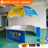Carpa Promocional Personalizada de Exportación 3x3m tipo Domo con Impresión de Logo Hexagonal para Publicidad, Exposiciones y Exhibiciones de Eventos