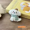Novo Cachecol de Desenho Animado Fofo Acessórios DIY Cachorrinho Roupas Infantis Sapatos e Chapéus Pingente de Mochila Escolar Acessórios de Broche para Sapatos e Chapéus