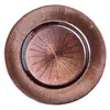 Venta Caliente Estilo Occidental Banquete Hotel Gama Alta Simple Electro-Óptico Agua Rayo Medio Vidrio Plato Decorativo Plato de Frutas
