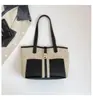 Bolso Tote de Lona Patchwork Estilo Nuevo 2026, Bolso de Mano de Alta Gama para Viajes Diarios, Diseño de Nicho, Maletín de Hombro de Gran Capacidad