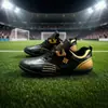 Zapatos de Fútbol de Picos Largos Transfronterizos para Hombre, Tacos de Bajo Perfil para Césped Artificial, Zapatos Deportivos para Jóvenes Adultos Estudiantes, Zapatos de Entrenamiento para Competición