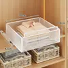 Prateleira Divisória de Guarda-Roupa, Prateleira Extensível para Armário de Quarto, Rack de Armazenamento Doméstico para Roupas e Itens Diversos