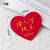 Día de San Valentín Chino Tarjeta de Carta de Amor Decoración para Pastel Vela de Oso Cuerda de Cáñamo Roja y Blanca Accesorios para Hornear y Aderezar