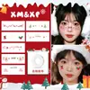 Pegatinas Faciales de Maquillaje Navideño, Pegatinas de Tatuaje Coloridas para Mujeres, Impermeables y de Larga Duración, con un Ambiente Festivo, Árbol de Navidad, Pequeños Copos de Nieve Navideños, Al Por Mayor
