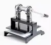 Máquina troqueladora pequeña manual cuero tela papel muestra blanking press pad de alimentación máquina de corte autoadhesiva