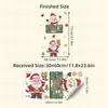 Hs1786E Adesivo de Parede Autoadesivo de Desenho Animado de Natal Sala de Estar Quarto Cozinha Geladeira Decoração Quente de Feriado Adesivo de Parede