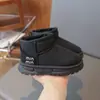 Botas de Nieve para Niñas, Forradas de Felpa, Antideslizantes, Zapatos de Nieve Calientes para Niños, Nuevos Zapatos de Invierno 2025, Zapatos de Algodón para Exteriores