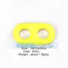 Accesorios para joyería DIY cobre puro nariz de cerdo goteando conector de doble agujero tamaño grande pequeño Rosa Rojo Rosa
