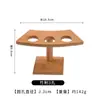 Estante de Madera para Sushi Taco Roll Erizo de Mar Estante de Mano Plato Vajilla Creativa Plato de Comida Francesa Occidental Estante de Sushi Japonés