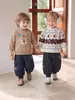 Calça Jerry para Bebês Meninos 2026 Inverno Novo Jogger Pequeno para Bebê com Veludo Quente Calça de Algodão Infantil