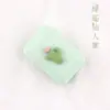Estojo de Lentes de Contato para Miopia Desenho Makaron Celebridade da Internet Beleza Simples Lente de Contato Estojo Portátil Duplo com Clipe Ventosa Estojo de Cuidados