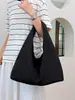 Bolsa de lona de gran capacidad para mujer, nuevo modelo 2026, estilo casual relajado de primavera y otoño, bolso de hombro individual, bolsa de mano para la escuela