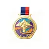 Medallas metálicas personalizadas de múltiples formas, placas pintadas de forma especial, medallas conmemorativas para competencias escolares con grabado disponible, venta al por mayor personalizada