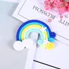 Arcílla Polimérica Suave Arcoíris Diy Arcoíris Hecho a Mano Diy Joyería Pequeña Arcoíris Diy Accesorios Pasador para el Cabello Diy Pegamento en Crema Accesorios Pequeños