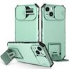 Adecuado para vivoY15S estéreo Samsung S22PLUS soporte de ventana deslizante funda para teléfono móvil Apple 13 cubierta protectora dos en uno
