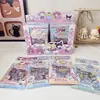 Pacote de Adesivos Série Sanrio 10 Folhas Caderno Diário Cartão de Foto Adesivos Decorativos Multifuncionais Adesivos Transparentes de PET Desenho Animado