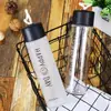 Vaso de Agua Portátil de Vidrio Escarchado para Hombres y Mujeres Estudiantes Botella de Agua Creativa Personalizada Moda Coreana Vaso Pequeño Fresco