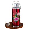Bolsa Tradicional Garrafa Térmica Nostálgica para Água Quente, Garrafa para Ferver Água de Casamento Retrô, Garrafa Térmica Estilo Chinês Antigo, Garrafa de Chá, Carcaça de Alumínio Produto Novo