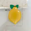 Bolsa para Joyería DIY Accesorios de Colgante Cuero PU Manzana Fruta Accesorios de Comida Colgante para Llave Semi-Terminado