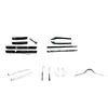 Adecuado para Modelos 24-26 de Tiras de Umbral de Puerta Exteriores con Luces para Toyota Camry, Parrilla y Tiras de Embellecedor para Espejo Retrovisor de Camry de Novena Generación