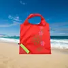 Bolsa Ecológica de Fresa del Fabricante, Bolsa Plegable Publicitaria de Fresa, Bolsa de Compras Portátil de Fresa para Supermercado con Impresión de Logo