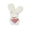 [Presente Yun Guan] Coelho Fofo de Orelhas Compridas Boneca Squeaky Coração de Menina Coelho Blush Bolsa Pingente de Pelúcia