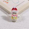 Juguetes de Peluche Estéreo de Dibujos Animados Navideños, Accesorios DIY para Tocados, Bolsas, Calcetines, Fundas para Teléfono Móvil, Joyería, Accesorios de Joyería