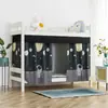 Cortina para Cama de Dormitorio Estudiantil, Sin Taladrar, Cortina Opaca de Privacidad, Artefacto Opaco para Dormitorio Universitario