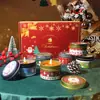 Vela Perfumada de Natal Transfronteiriça Nova Criativa Presente de Feriado Decoração de Festa Planta Cera de Soja Vela Perfumada Exibição