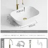 Maotao Colorido Simple Lavabo de Mesa Hogareño Baño Lavabo Cerámico Balcón Apartamento Pequeño Lavabo Artístico Lavabo