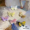 Botones coloridos pequeños de peces, mariposas, monedas, nubes, estrellas, triángulos, de dos agujeros irregulares y color degradado para ropa de niños y mujeres DIY