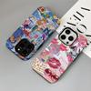 Funda Protectora Anti-Caídas para Teléfono Móvil iPhone17 Collage de Labios Cereza Retro Americano Graffiti Apple 13Promax