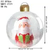 Pelota Navideña Inflable Spot Transfronteriza Decoración de Patio Bola Linterna Nueva Suministros Navideños Luz de Control Remoto Bola de Atmósfera Navideña