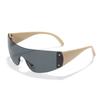 Gafas de Lluvia para Niños con Montura Grande para Niños, Elegantes Gafas de Sol Hip-Hop para Niñas, Gafas de Sol de Moda Estilo Urbano