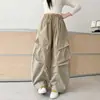 Pantalones Cargo para Niñas para Primavera y Otoño 2026 Estilo Nuevo para Chicas de Secundaria, Atuendo de Otoño de Moda, Pantalones Curvos de Corte Holgado para Adolescentes