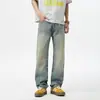 Ropa para Hombre Maple House / 2026 Primavera/Otoño Nueva Marca Tendencia High Street Estadounidense Jeans Rectos Versátiles Personalizados Retro