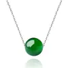 Colar de prata s925 feminino Pérola Zhao Liying mesma joia corrente clavícula ano do porco contas giratórias pedra natural joias de prata