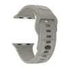 Correa de Silicona Deportiva de Color Sólido con Textura de Cuero para Apple Watch Ultra 9876543210 Generación