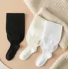 Calcetines Caídos para Mujer Combinados con Zapatos Pequeños de Cuero Estilo JK Lindos Japoneses Calcetines Blancos para Pantorrilla de Niña Calcetines Largos Holgados para Mujer