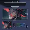 Mouse Pad Série de Animação Bidimensional, Tapete de Mesa Extra Grande para Uso no Escritório e em Jogos, Espessado, Antiderrapante, Resistente à Sujeira