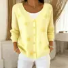 2026 Cardigan com Capuz Jaqueta de Imitação de Lã com Botões Europeu e Americano Outono e Inverno Novo Estilo Moda Casual Criativa Transfronteiriça Roupas Femininas